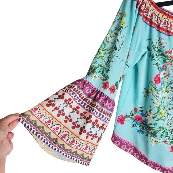 UMGEE Straight Off the Runway Off the Shoulder Top boho chic - Picture 6 of 15